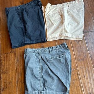 GAP Bermuda Shorts Tailored Cotton Twill - Set of 3